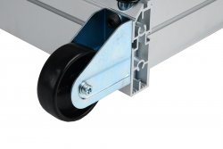 Maximum mobility thanks to wheels