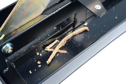 Collection tray for debris (wood shavings)