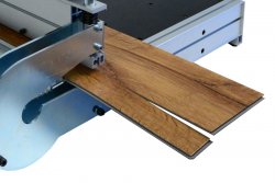 Simple cutting of skirting board strips